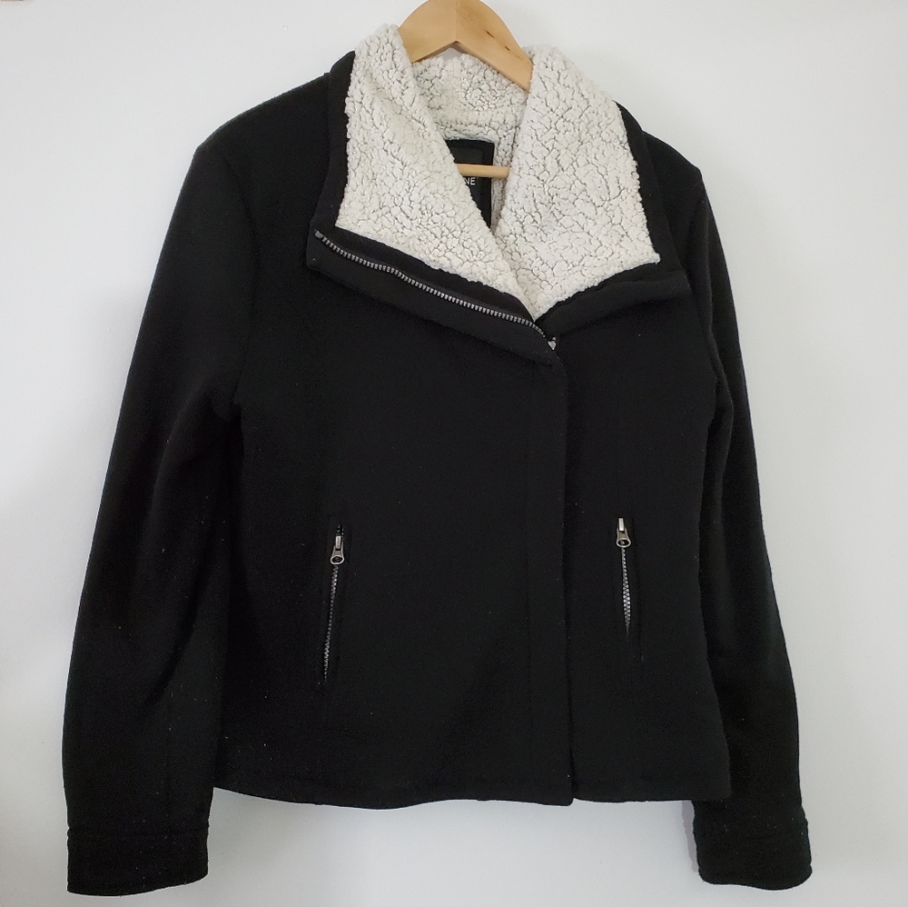 🌹Warm Sherpa Asymmetrical Zip Jacket
